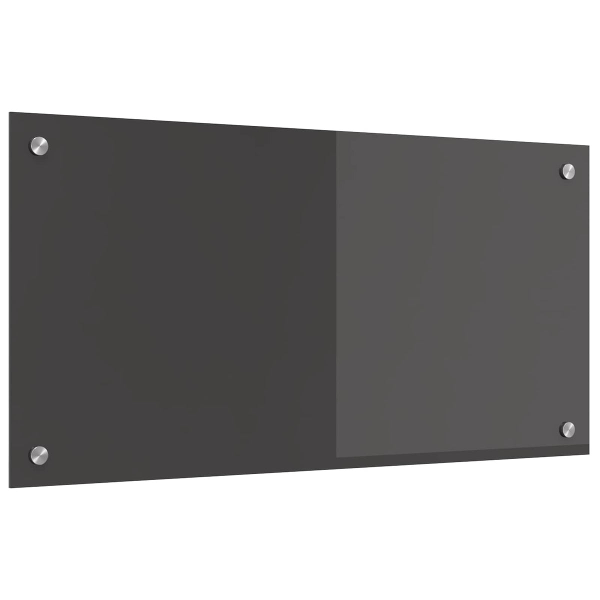 Keukenachterwand Donkergrijs 80 x 40 cm gehard glas is nu te koop bij PeponiXL, paradijselijk wonen!
