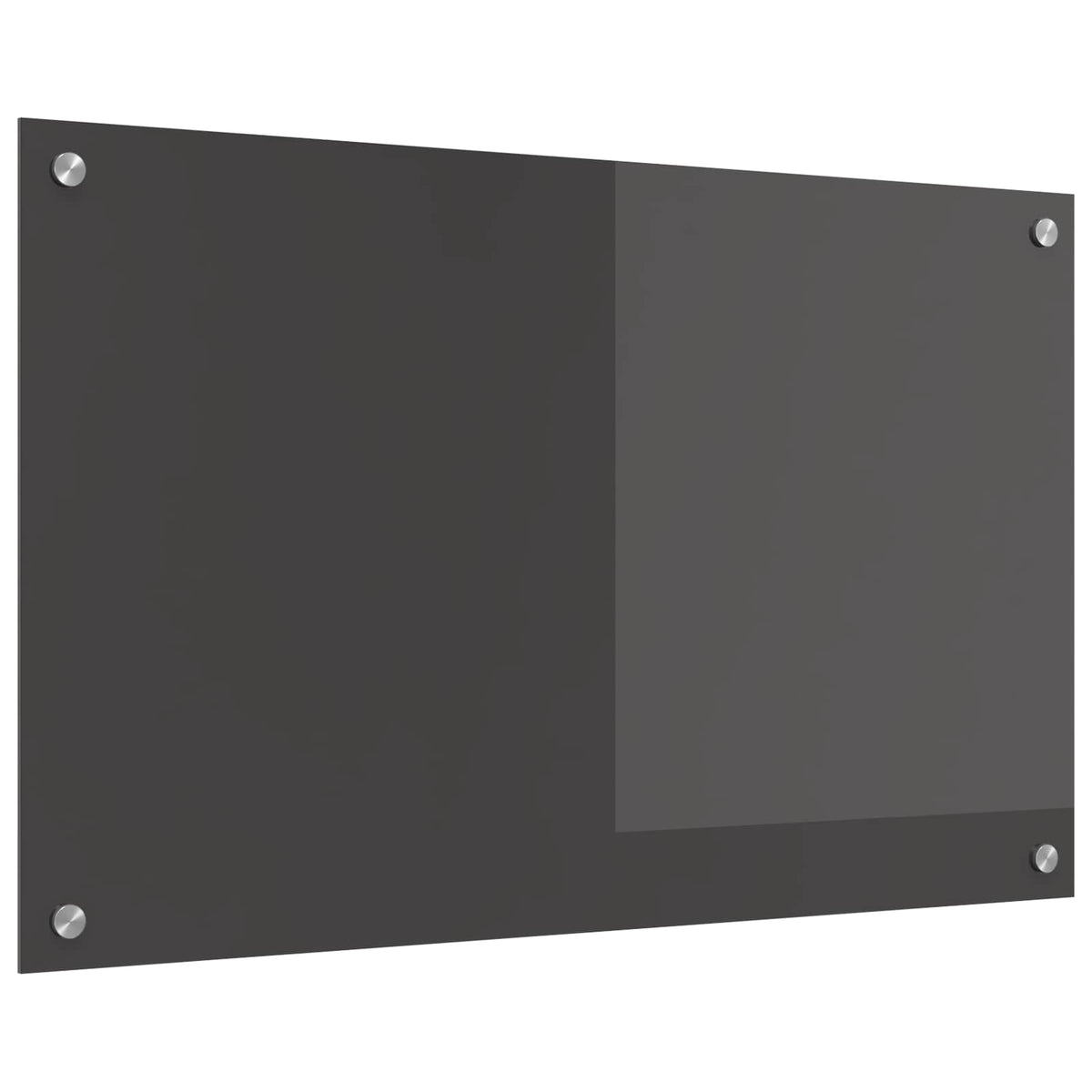 Keukenachterwand Donkergrijs 80 x 50 cm gehard glas is nu te koop bij PeponiXL, paradijselijk wonen!