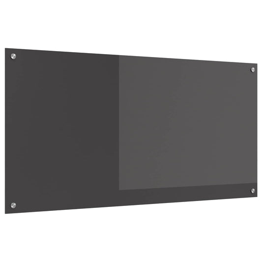 Keukenachterwand Donkergrijs 120 x 60 cm gehard glas is nu te koop bij PeponiXL, paradijselijk wonen!