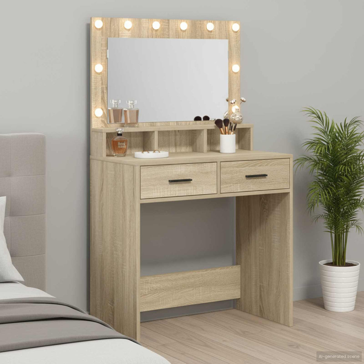 Plafondtafel Sonoma Eiken 79 x 41 x 135 cm Bewerkt hout is nu te koop bij PeponiXL, paradijselijk wonen!