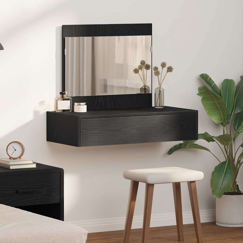 Plafondtafel met lade Zwart 83 x 40 x 70 cm Bewerkt hout is nu te koop bij PeponiXL, paradijselijk wonen!