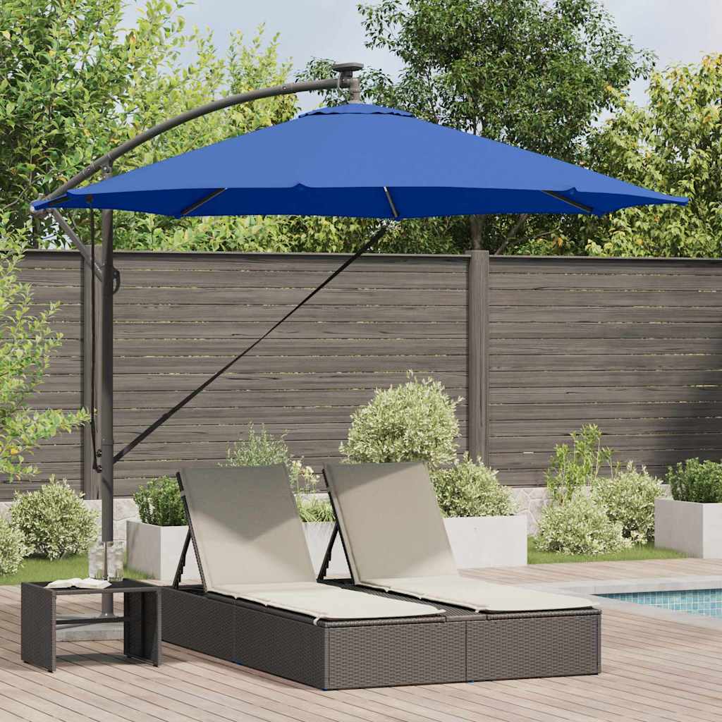 Parasol Azurblauw 294 x 294 x 248 cm Polyester en Aluminium is nu te koop bij PeponiXL, paradijselijk wonen!