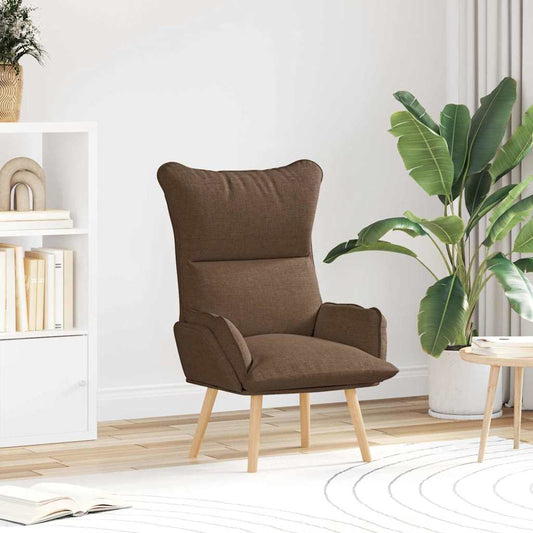 Fauteuil Bruin 69 x 74 x 93 cm Stof en multiplex is nu te koop bij PeponiXL, paradijselijk wonen!