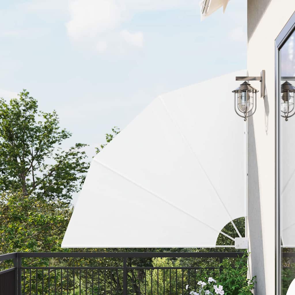 Balkon Privacy Scherm Wit 140 x 140 cm Polyester is nu te koop bij PeponiXL, paradijselijk wonen!