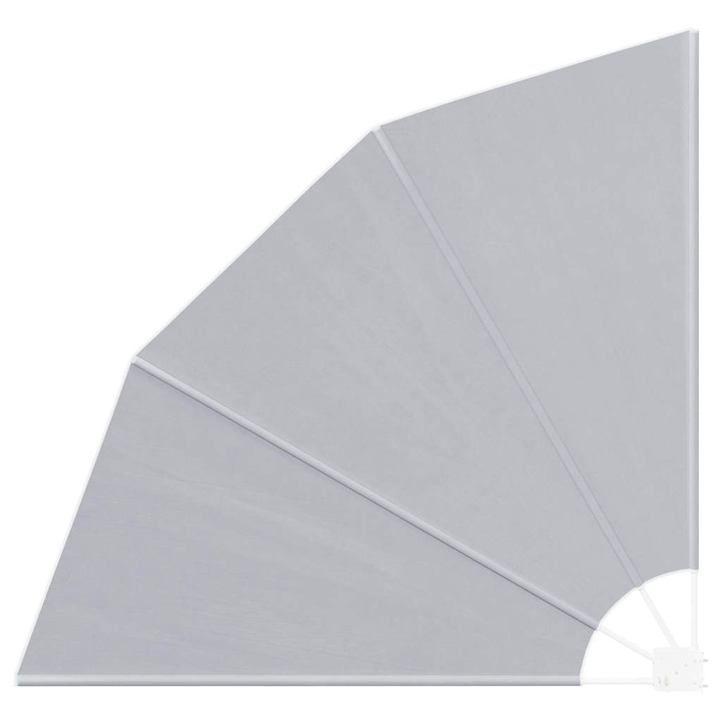 Balkon Privacy Scherm 160 x 160 cm Polyester Grijs is nu te koop bij PeponiXL, paradijselijk wonen!