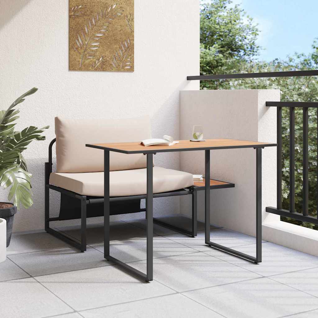 Buiten Stalen Zsitjes 2 pcs Taupe Staal is nu te koop bij PeponiXL, paradijselijk wonen!
