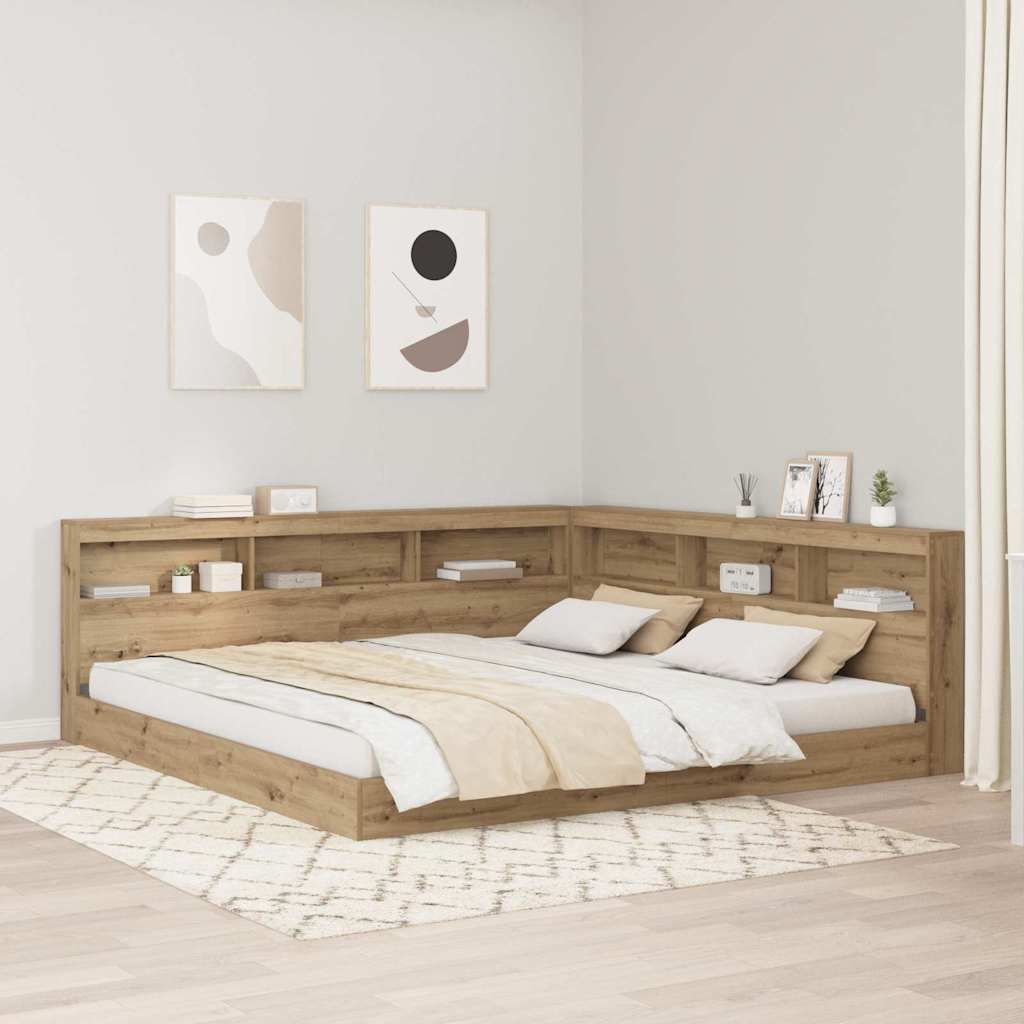 Opberghoofdbord Artisan Eiken Bewerkt hout is nu te koop bij PeponiXL, paradijselijk wonen!