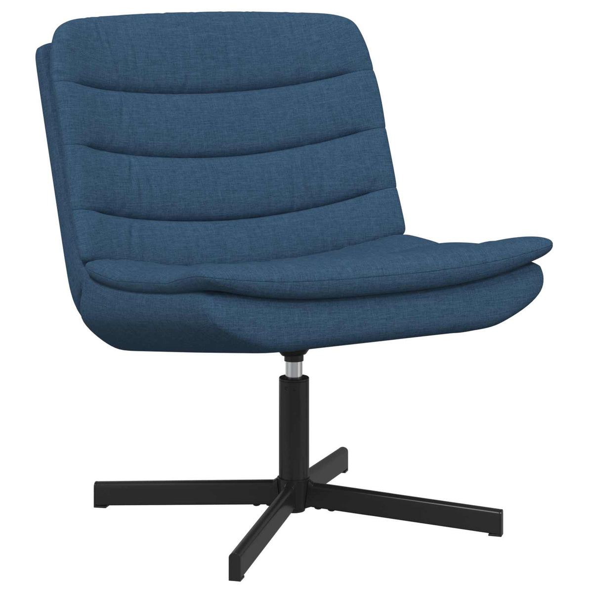Draaistoel Blauw 63 x 75 x 76 cm Stof is nu te koop bij PeponiXL, paradijselijk wonen!