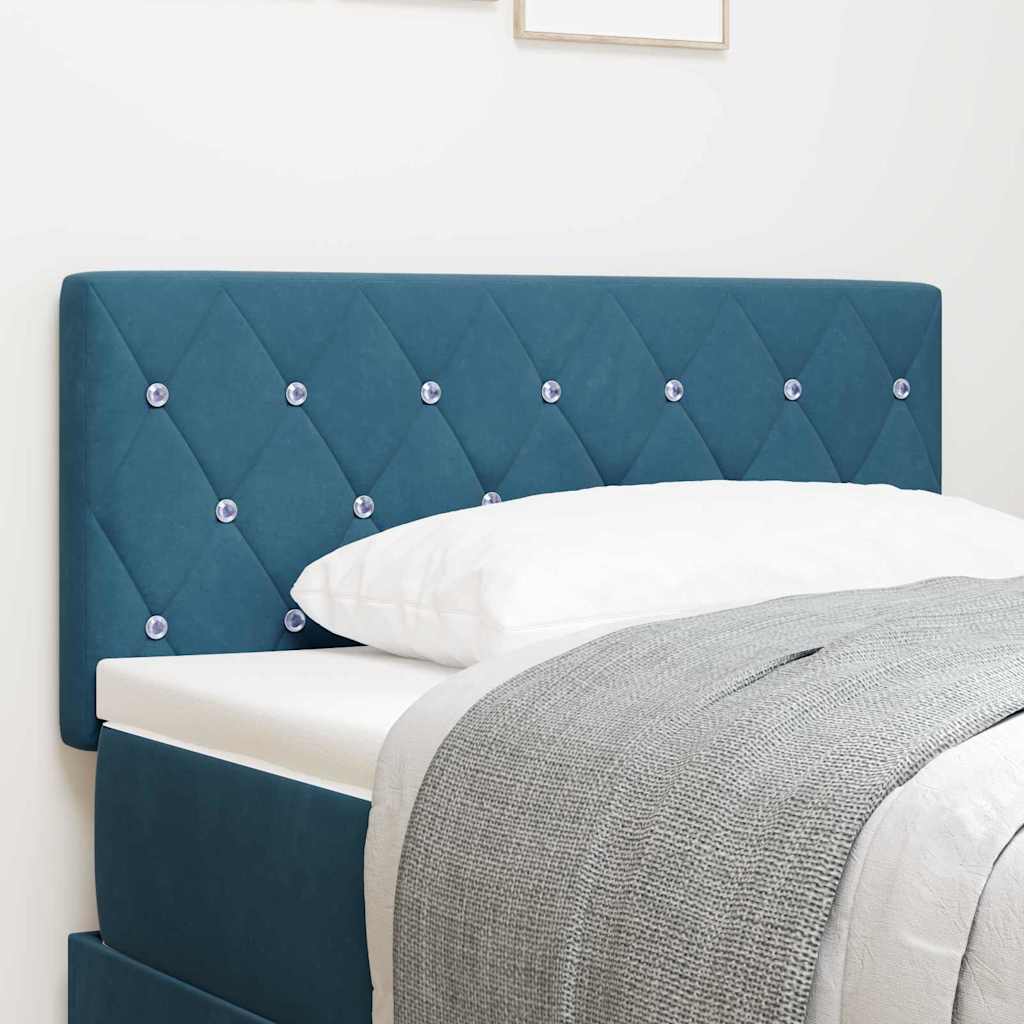Hoofdbord Donkerblauw 90 cm Fluweel is nu te koop bij PeponiXL, paradijselijk wonen!