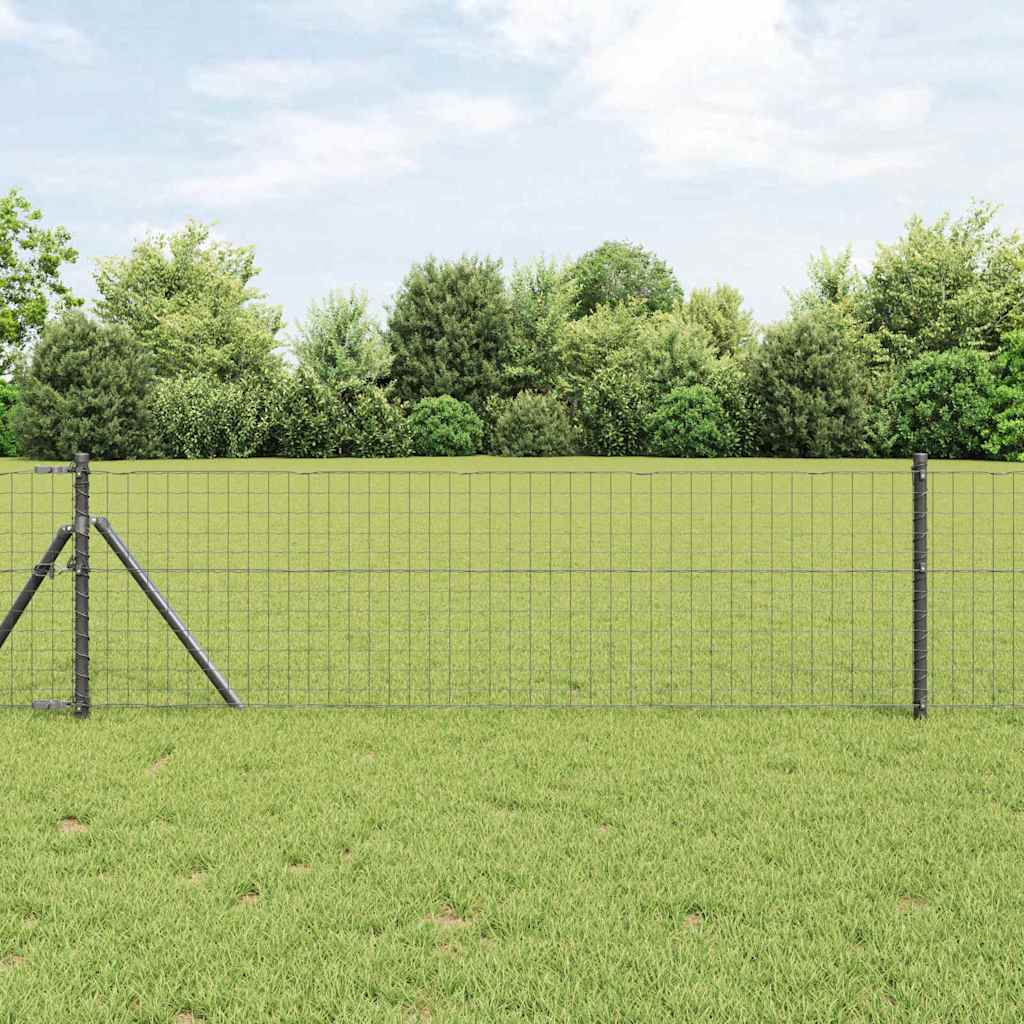 Euro Hek Grijs 0,6 x 50 m PVC-gecoat ijzer is nu te koop bij PeponiXL, paradijselijk wonen!