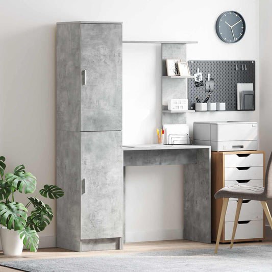 Bureau 2 pcs Beton Grijs is nu te koop bij PeponiXL, paradijselijk wonen!