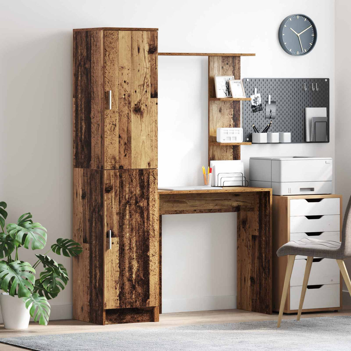 Bureau 2 pcs Oudhout is nu te koop bij PeponiXL, paradijselijk wonen!