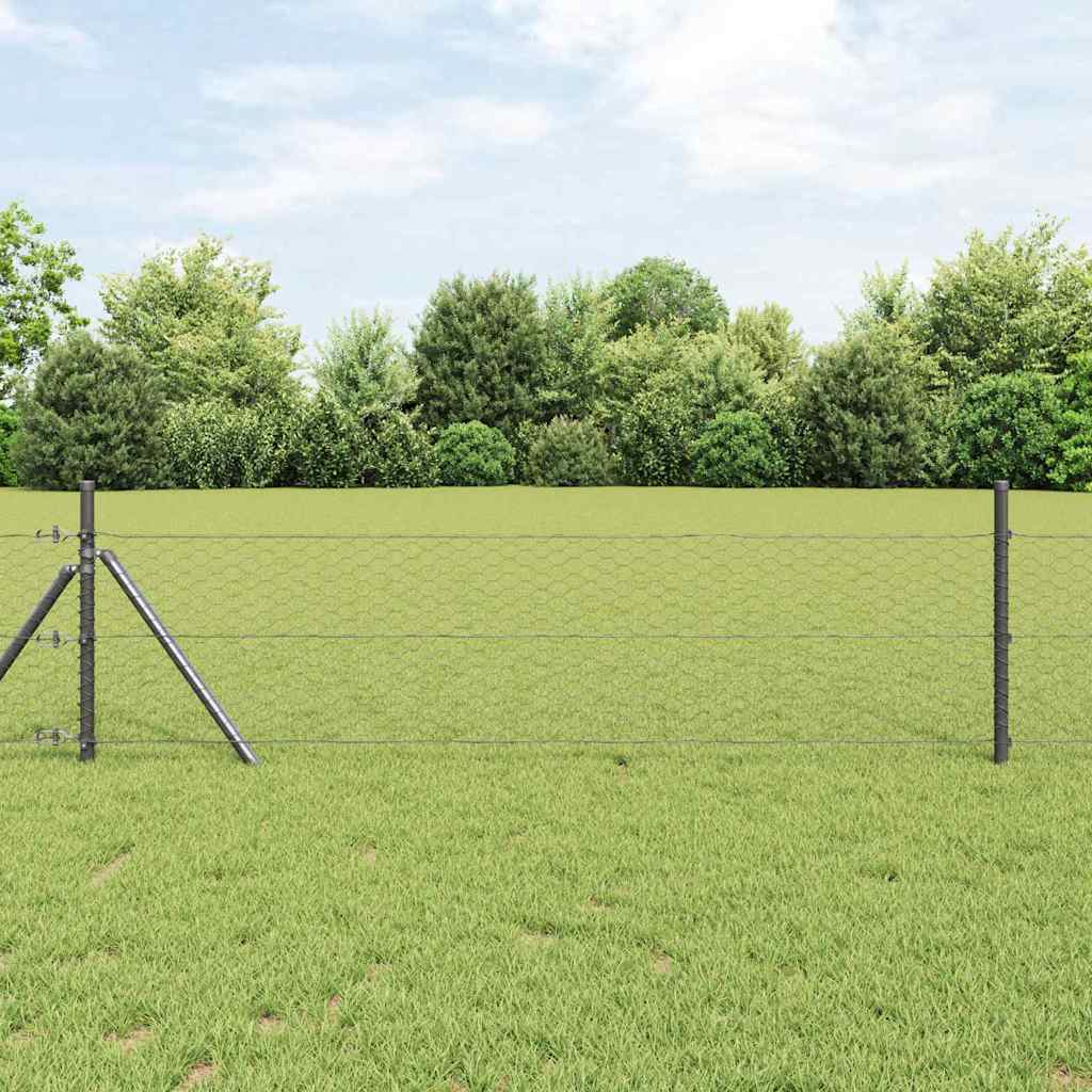 Hexagon Hek Grijs 0,6 x 50 m PVC is nu te koop bij PeponiXL, paradijselijk wonen!