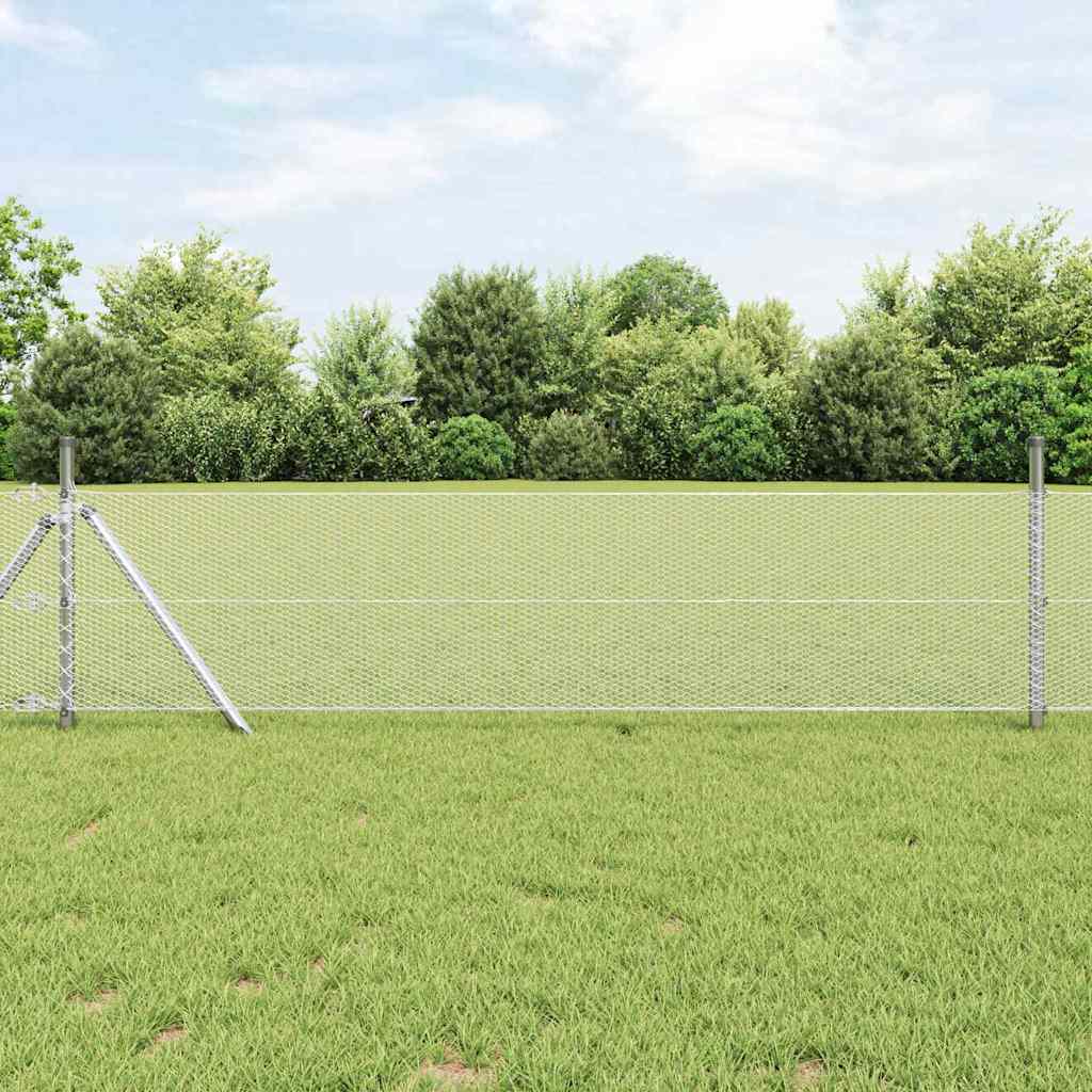 Hexagon Hek Zilver 0,6 x 25 m Gegalvaniseerd staal is nu te koop bij PeponiXL, paradijselijk wonen!