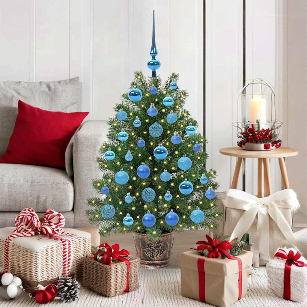 Kunstkerstboom met 150 LED met standaard Groen 95 cm PE en PVC is nu te koop bij PeponiXL, paradijselijk wonen!
