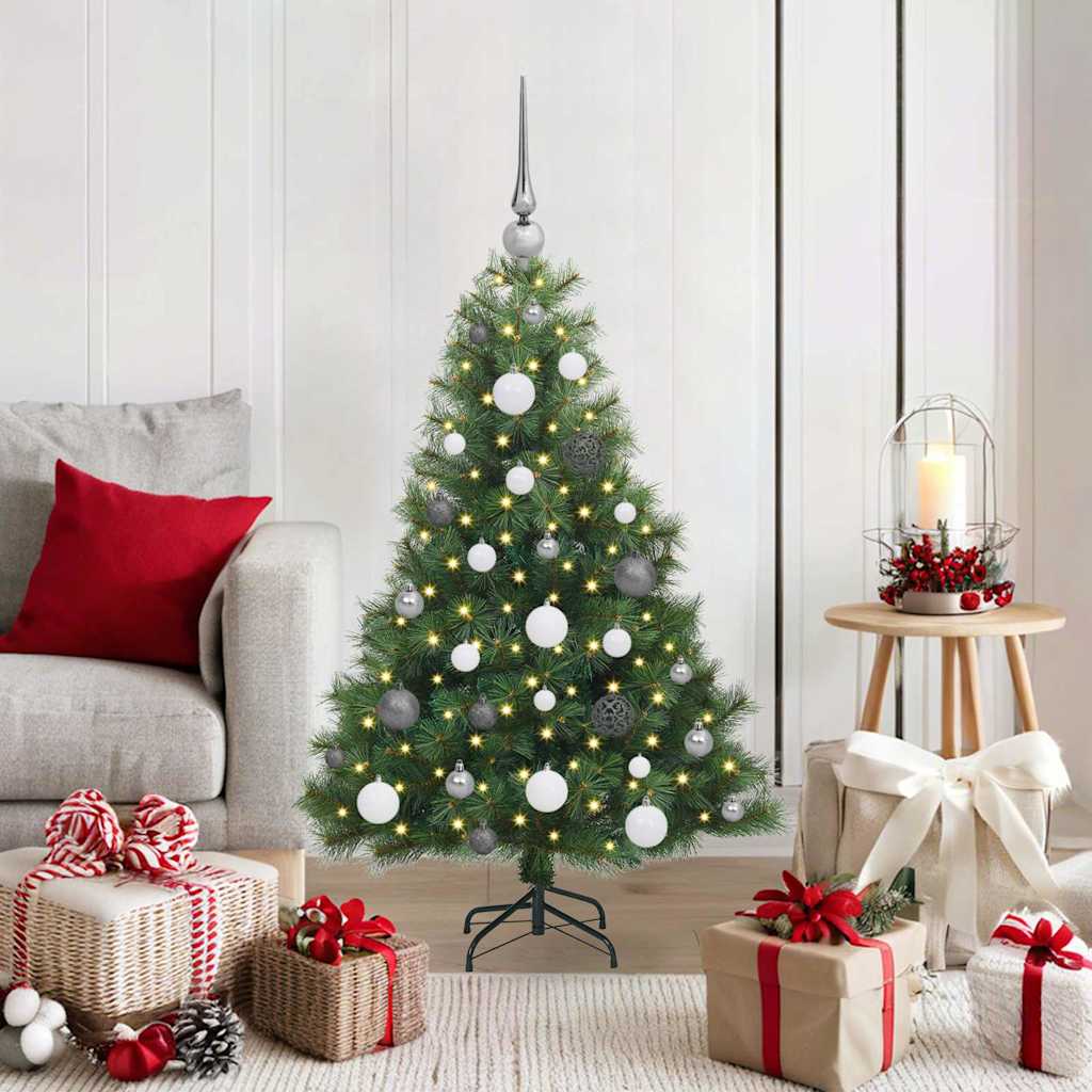 Kunstkerstboom met 150 LED met standaard Groen 120 cm PE en PVC is nu te koop bij PeponiXL, paradijselijk wonen!