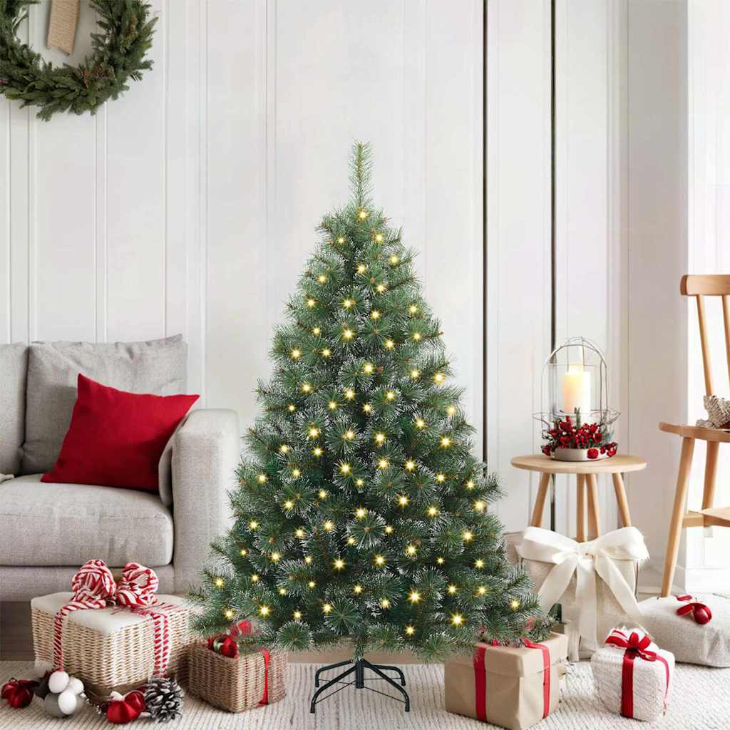 Kunstkerstboom met 150 LED met standaard Groen 120 cm PE en PVC is nu te koop bij PeponiXL, paradijselijk wonen!