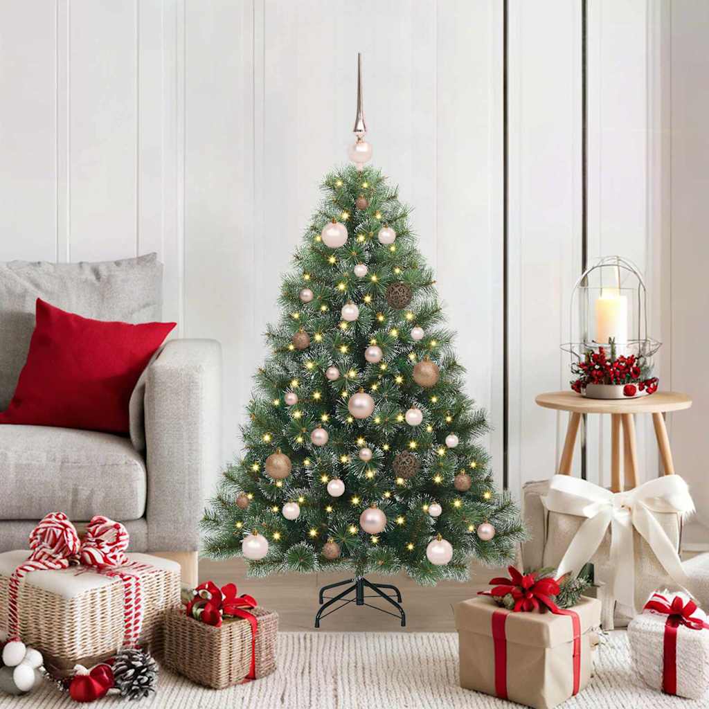 Kunstkerstboom met 150 LED met standaard Groen 120 cm PE en PVC is nu te koop bij PeponiXL, paradijselijk wonen!