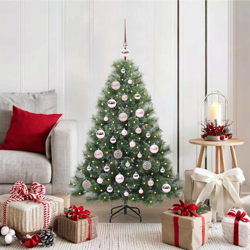 Kunstkerstboom met 150 LED met standaard Groen 120 cm PE en PVC is nu te koop bij PeponiXL, paradijselijk wonen!