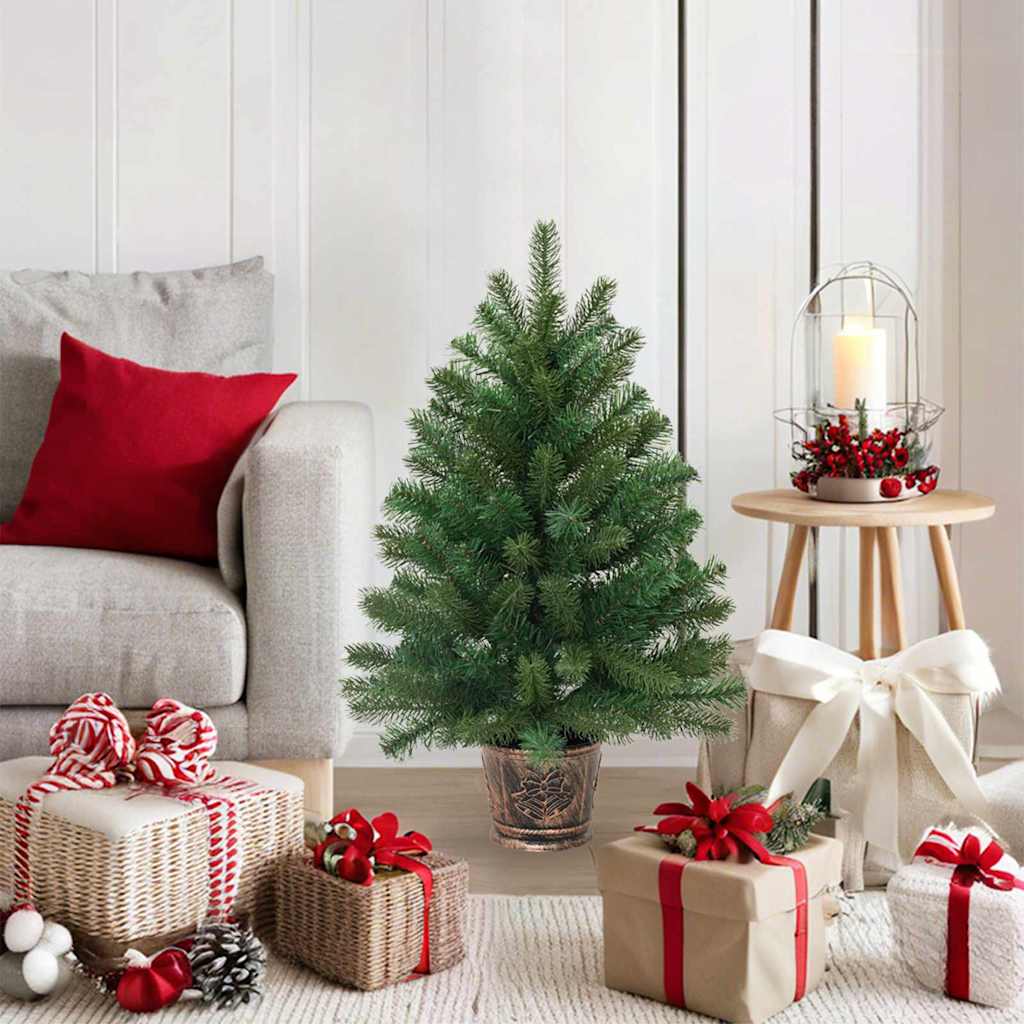 Kunstkerstboom met standaard Groen 95 cm PVC, PE en staal is nu te koop bij PeponiXL, paradijselijk wonen!