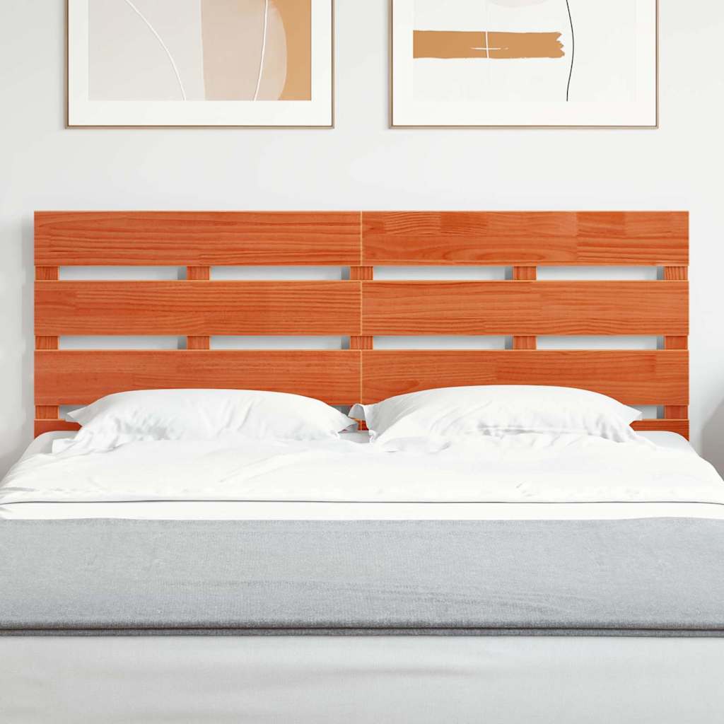 Hoofdbord Wasbruin 160,5 x 3 x 80 cm Massief grenenhout is nu te koop bij PeponiXL, paradijselijk wonen!
