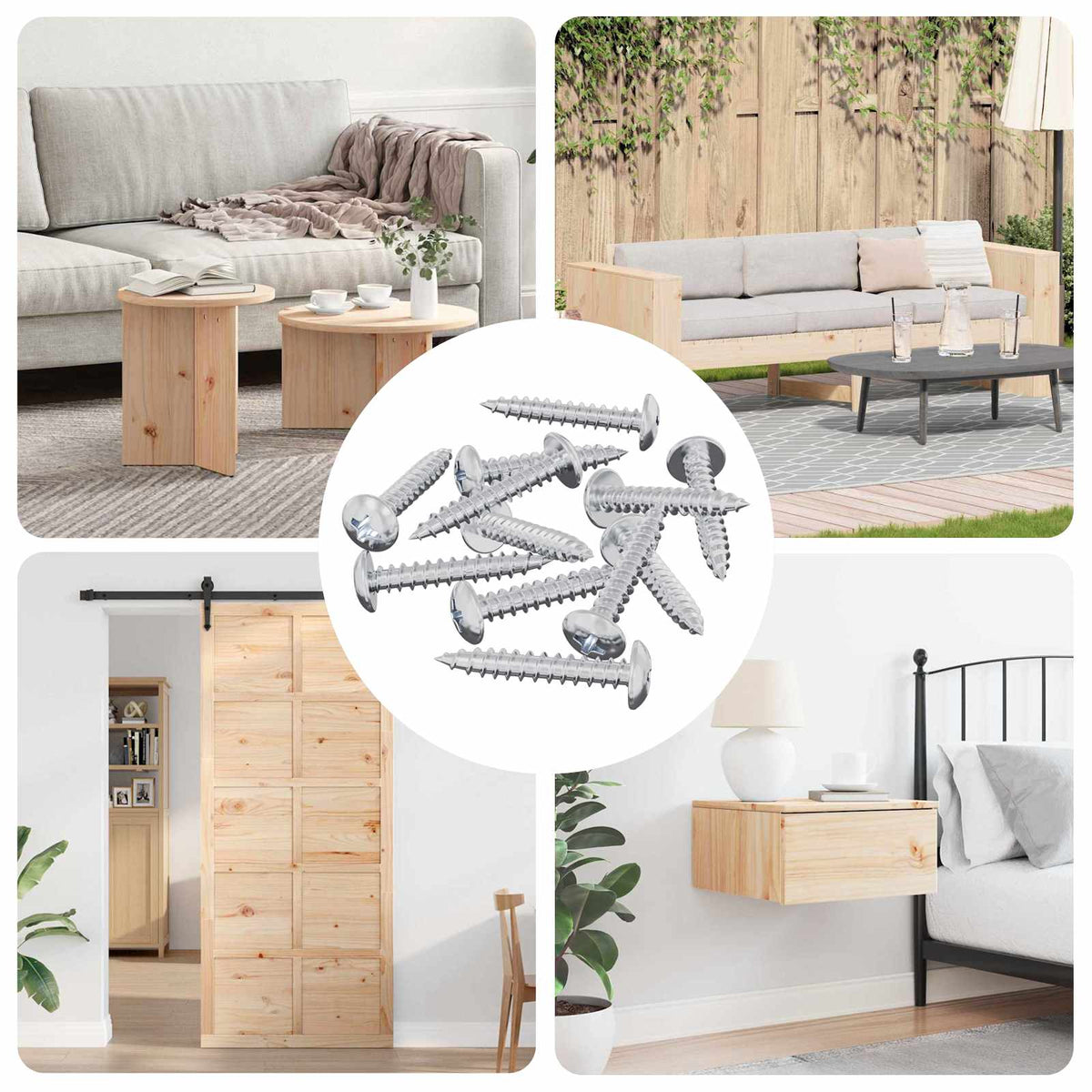 Zelftappende Nagel 12 pcs Verzinkt 4 x 25 mm Staal is nu te koop bij PeponiXL, paradijselijk wonen!