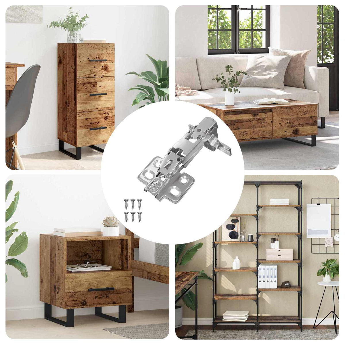 Scharnier 12 pcs Nikkel 139 x 64,1 x 10 mm IJzer is nu te koop bij PeponiXL, paradijselijk wonen!