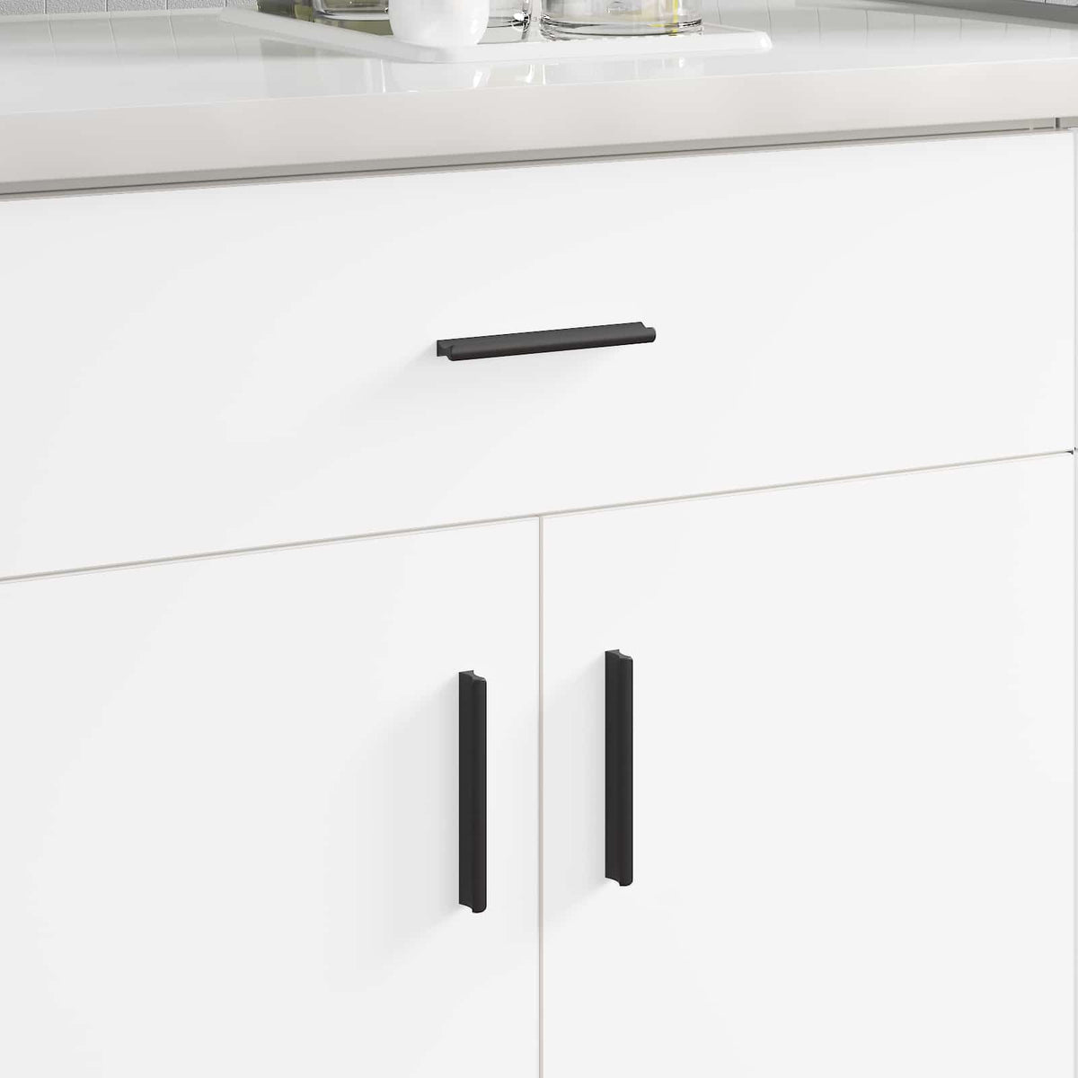 Handvat 973 pcs Zwart 106 x 7,4 x 15,5 mm Aluminium is nu te koop bij PeponiXL, paradijselijk wonen!