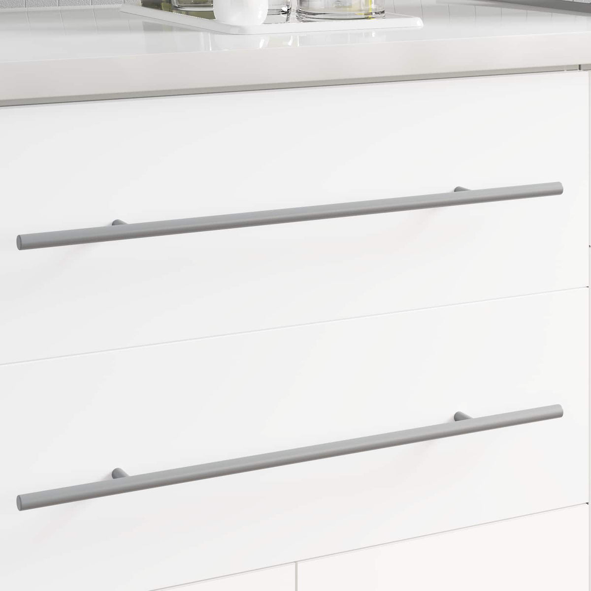Handvat 2 pcs Zilver 500 mm Staal is nu te koop bij PeponiXL, paradijselijk wonen!