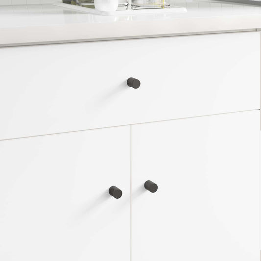 Kastknop 2 pcs Zwart 18 x 23 mm IJzer is nu te koop bij PeponiXL, paradijselijk wonen!