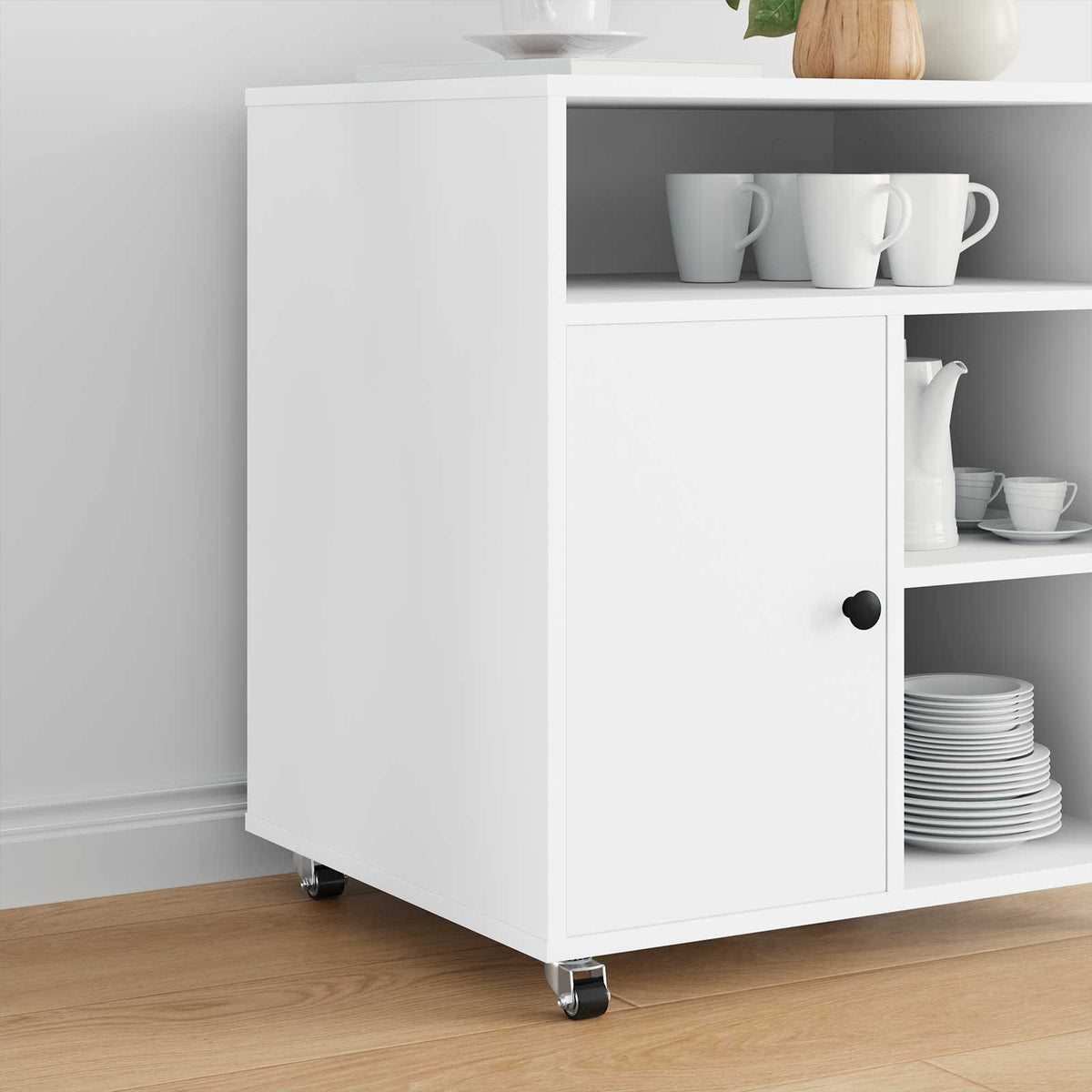 Caster 2 pcs Zilver 44,1 x 44,1 x 1,95 mm Nylon is nu te koop bij PeponiXL, paradijselijk wonen!