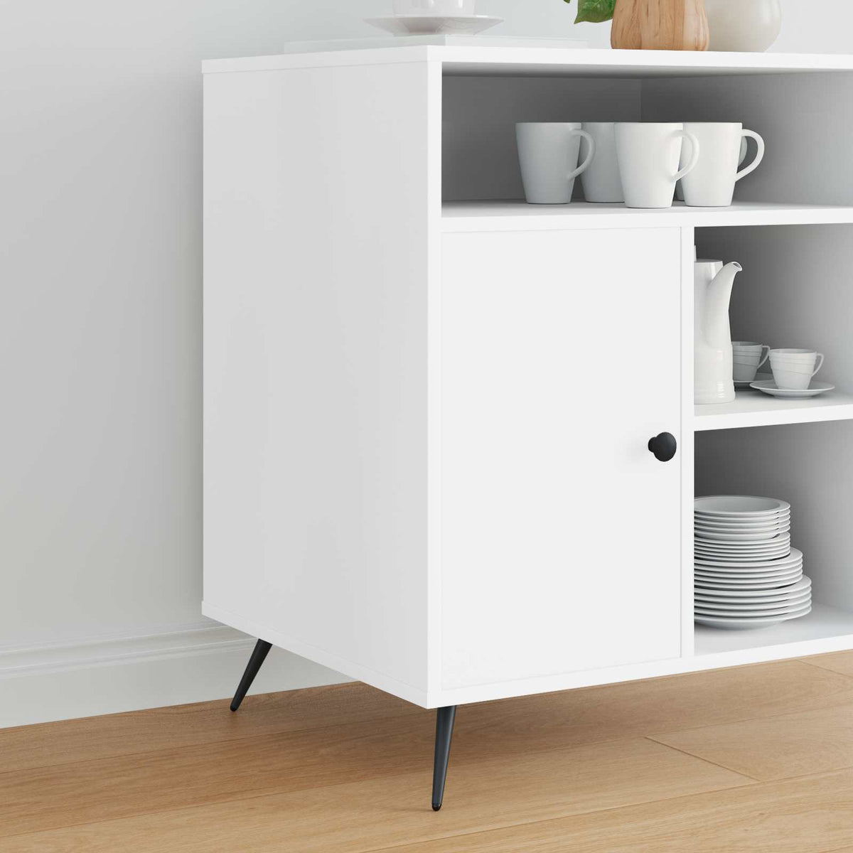 Staande Voeten 12 pcs Zwart 56 x 56 x 100 mm IJzer is nu te koop bij PeponiXL, paradijselijk wonen!