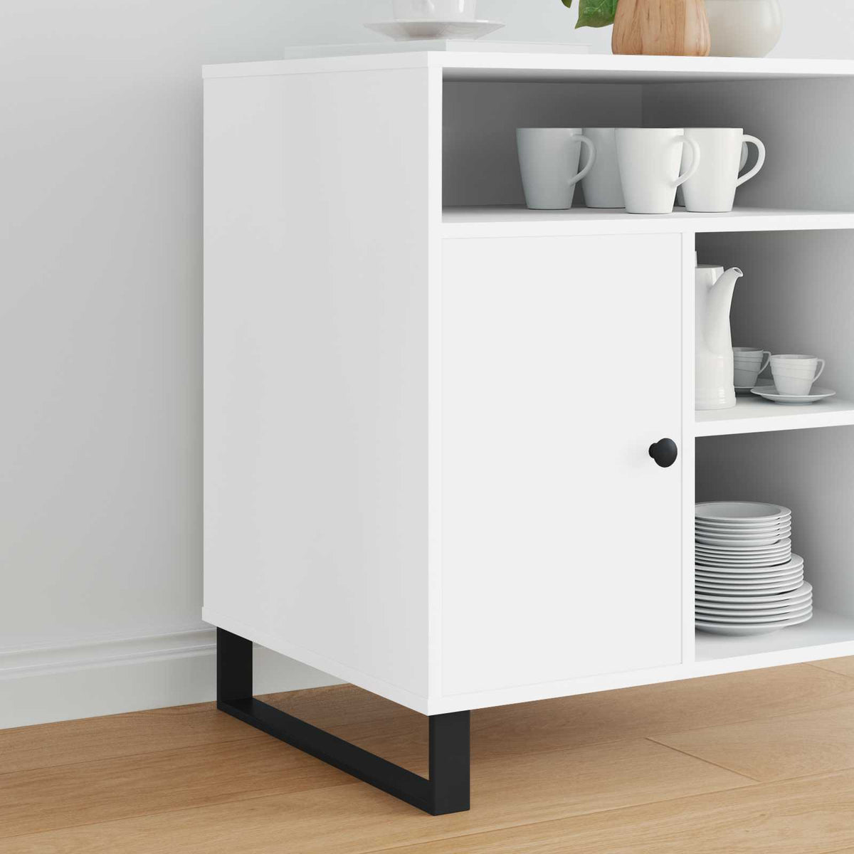 Meubelpoten 12 pcs Zwart 481 x 40,5 x 100 mm IJzer is nu te koop bij PeponiXL, paradijselijk wonen!
