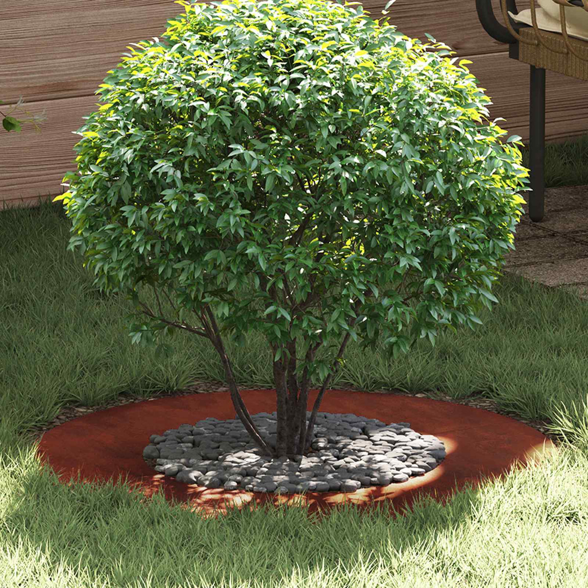 geschikt voor platte boomring Bruin Ø40 / 70 cm Cortenstaal is nu te koop bij PeponiXL, paradijselijk wonen!
