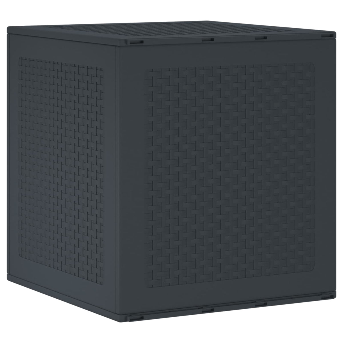 Opbergbox met opslag Antraciet 55 x 53 x 57 cm Polypropyleen is nu te koop bij PeponiXL, paradijselijk wonen!