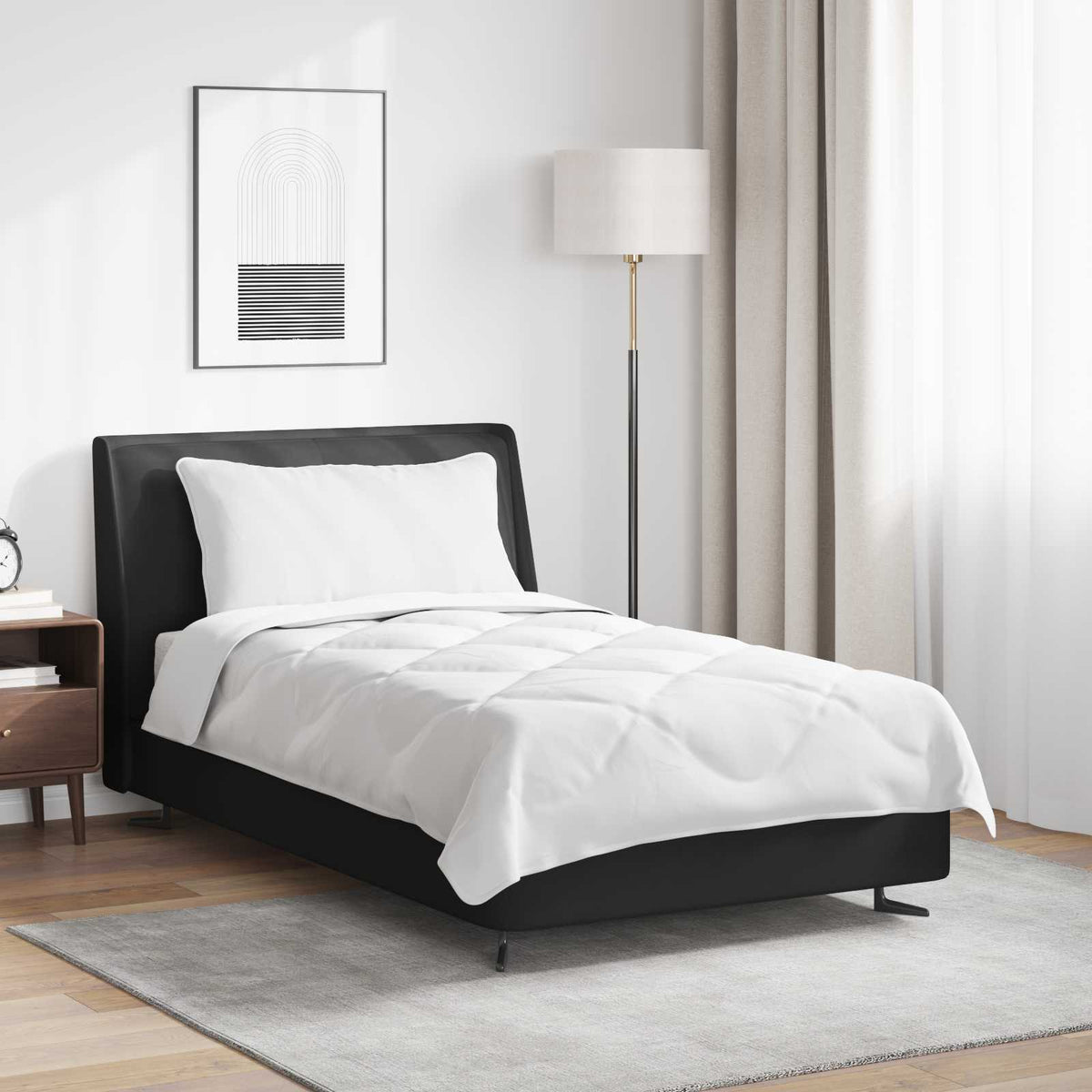 Dekbed met kussen 2 pcs Wit Microvezel is nu te koop bij PeponiXL, paradijselijk wonen!