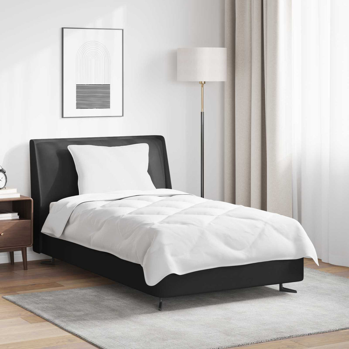 Dekbed Set met kussen 2 pcs Wit Microvezel is nu te koop bij PeponiXL, paradijselijk wonen!