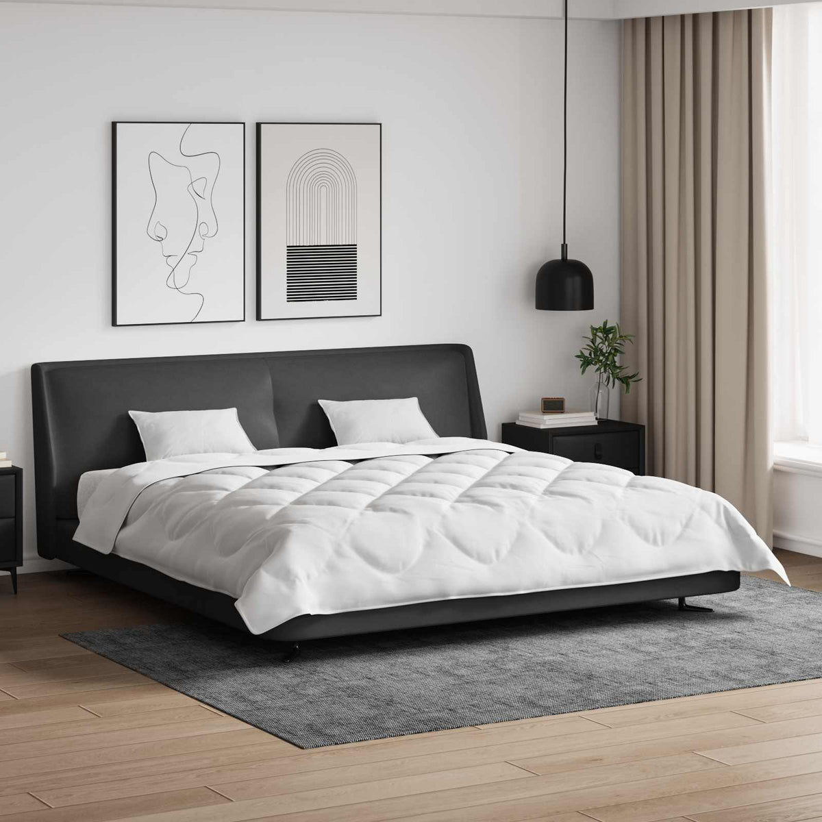 All-season dekbed met kussen 3 pcs Wit Microvezel is nu te koop bij PeponiXL, paradijselijk wonen!