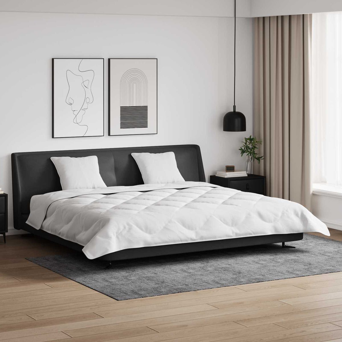 Winter Dekbed met kussen 3 pcs Wit Microvezel is nu te koop bij PeponiXL, paradijselijk wonen!