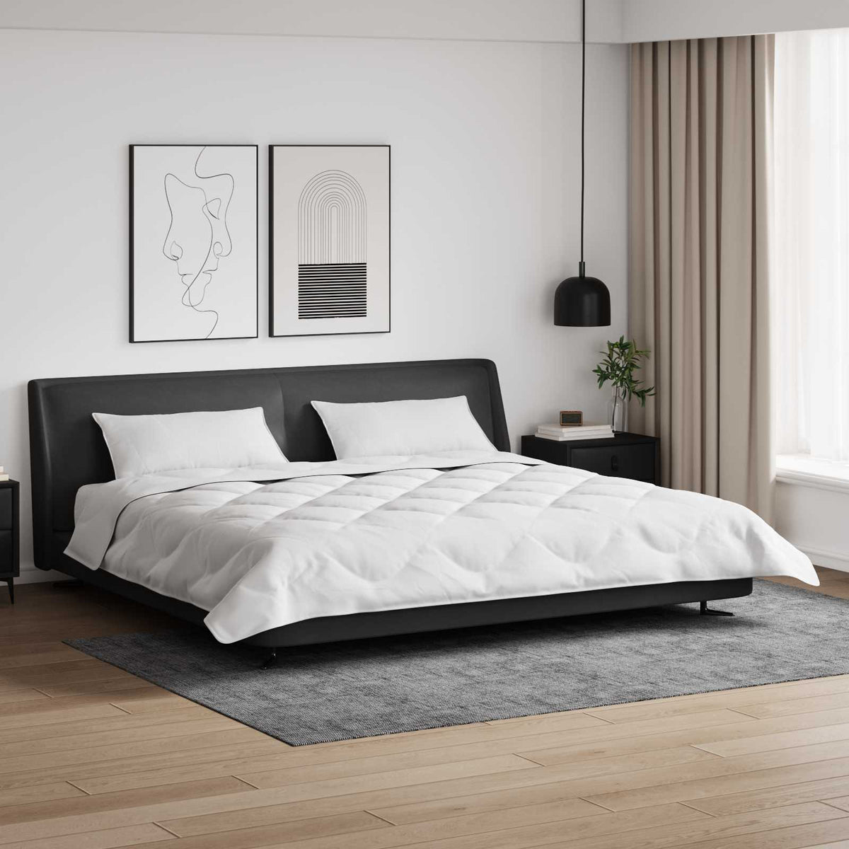 Winter Dekbed met kussen 3 pcs Wit Microvezel is nu te koop bij PeponiXL, paradijselijk wonen!