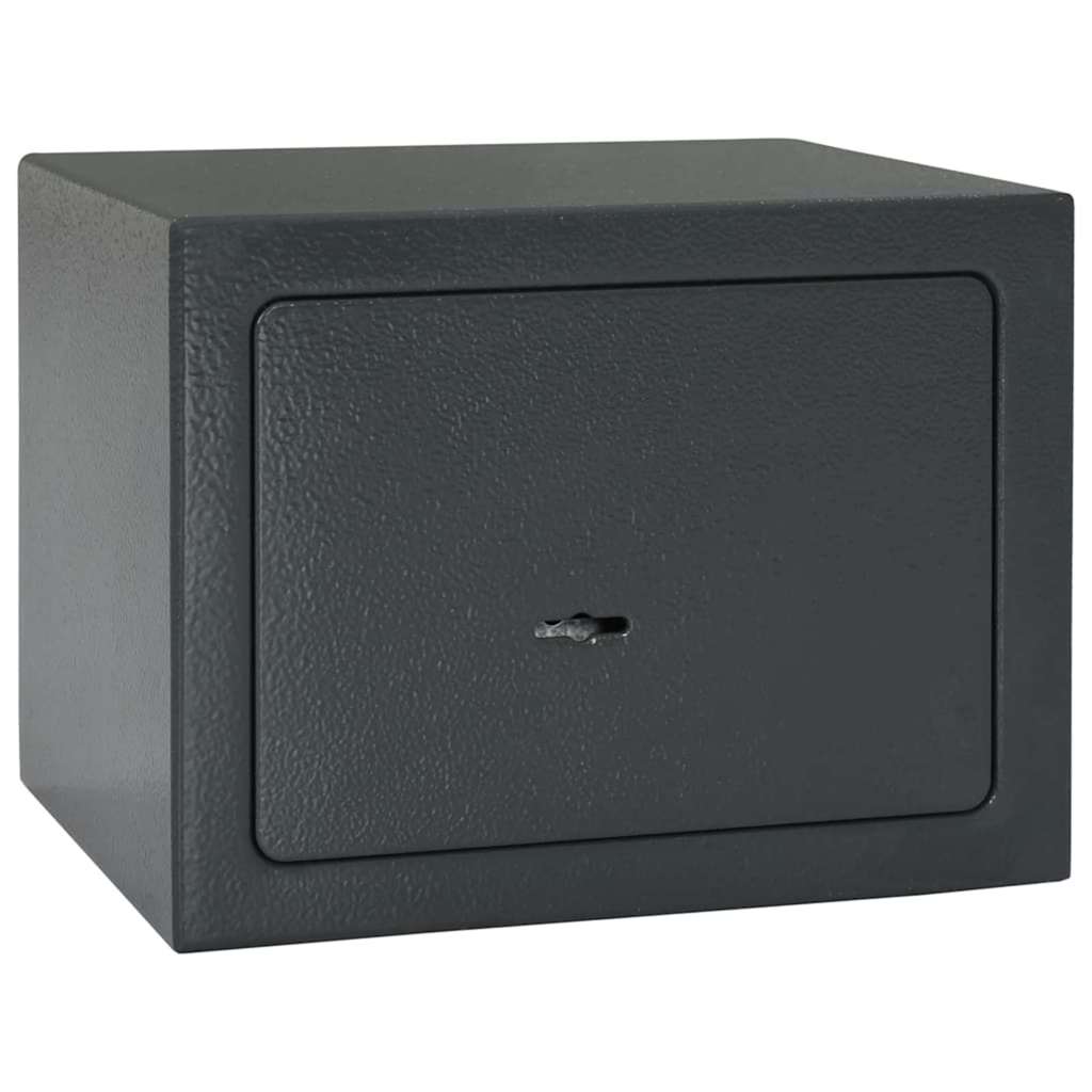 Kluisdoos met slot Donkergrijs 23 x 17 x 17 cm Staal is nu te koop bij PeponiXL, paradijselijk wonen!