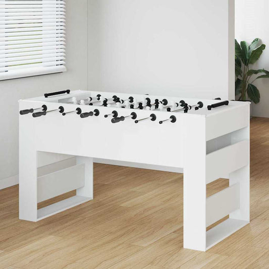 Honkbaltafel Wit 146,5 x 74 x 85 cm Bewerkt hout is nu te koop bij PeponiXL, paradijselijk wonen!