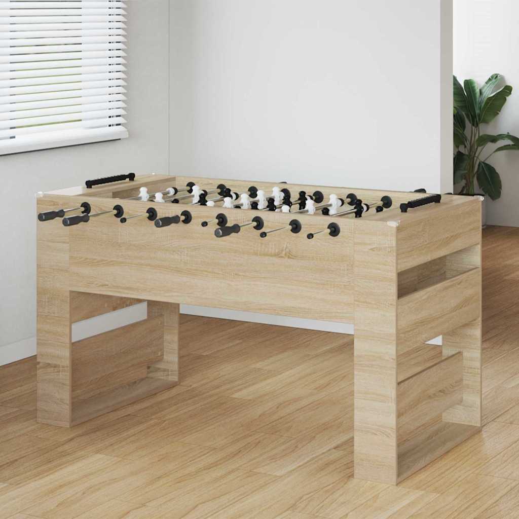Honkbaltafel Sonoma Eiken 146,5 x 74 x 85 cm Bewerkt hout is nu te koop bij PeponiXL, paradijselijk wonen!