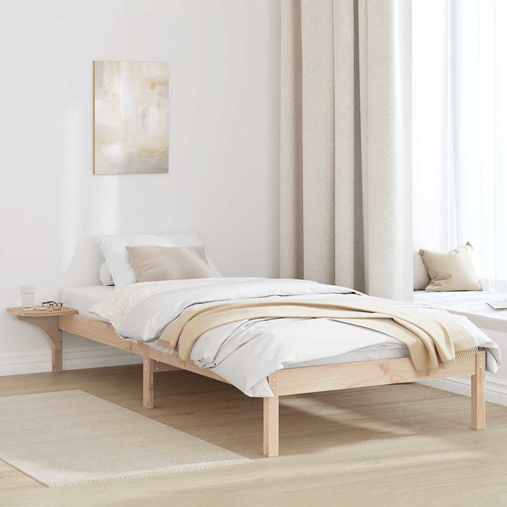 Bedframe Naturel 80 x 200 cm Massief grenenhout is nu te koop bij PeponiXL, paradijselijk wonen!