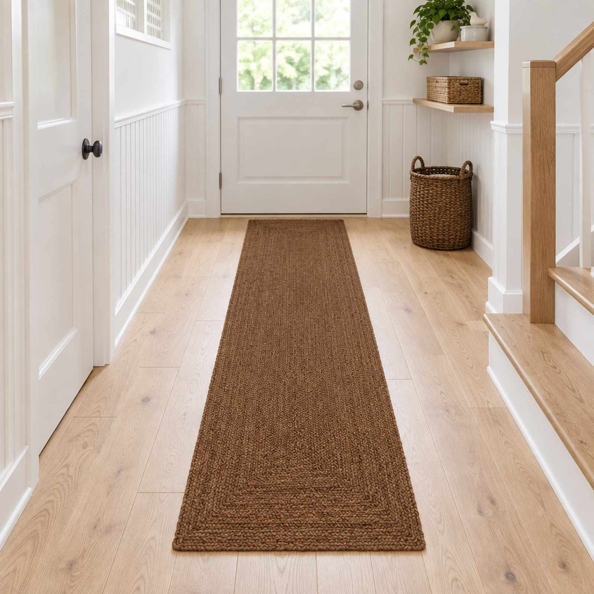Gebied Tapijt Grijs 60 x 400 cm Jute is nu te koop bij PeponiXL, paradijselijk wonen!