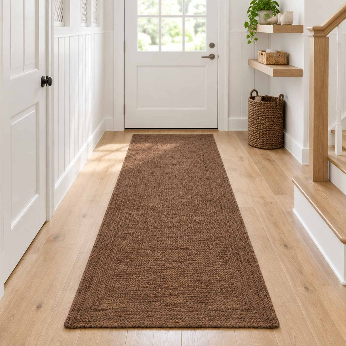 Gebied Tapijt Grijs 80 x 300 cm Jute is nu te koop bij PeponiXL, paradijselijk wonen!