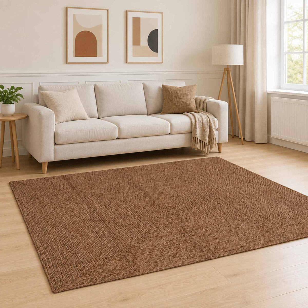 Gebied Tapijt Grijs 160 x 230 cm Jute is nu te koop bij PeponiXL, paradijselijk wonen!