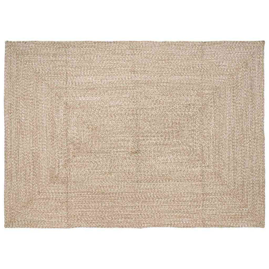 Vloerkleden Rechthoekig Natuurlijk en Wit 240 x 340 cm Jute is nu te koop bij PeponiXL, paradijselijk wonen!
