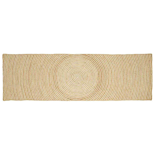 Vloerkleed Natuurlijk en Wit 60 x 300 cm Jute is nu te koop bij PeponiXL, paradijselijk wonen!