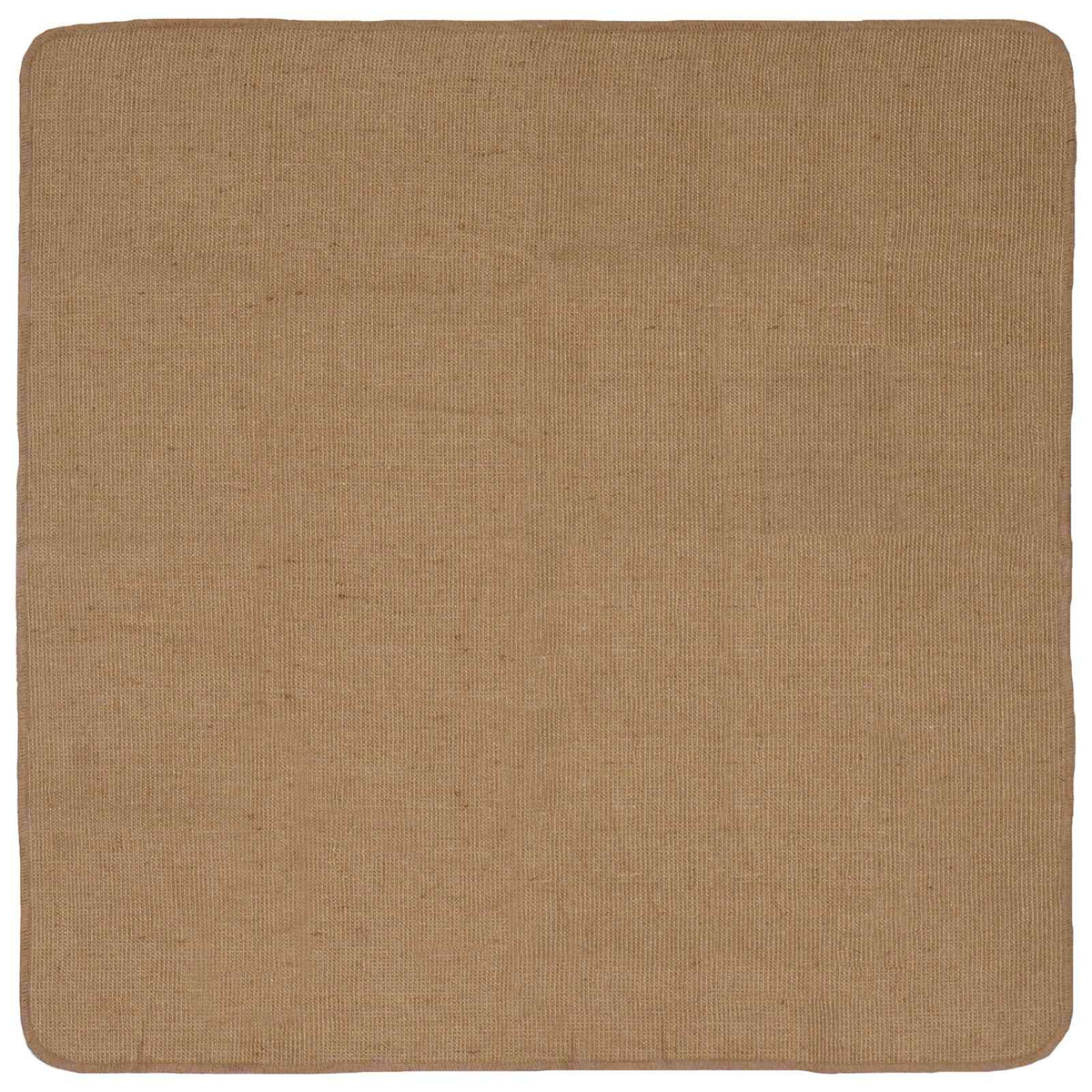 vidaXL Gebied Tapijt Licht Bruin 120 x 120 cm Jute